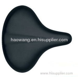black bicycle saddle cover