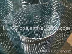 powder coated perforated pipes