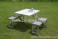 MDF Folding table for picnic with chair