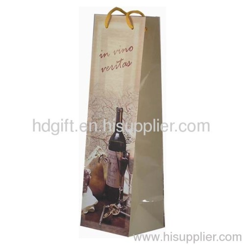 Environmental recycle cheap wine bags in china