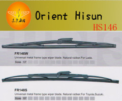 Universal metal frame type wiper blade for special car