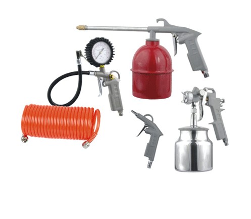 5PCS AIR TOOLKITWITH GRAVITY GUN-COLOR BOX