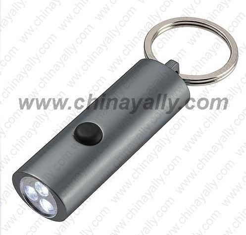 three LED keychain torch