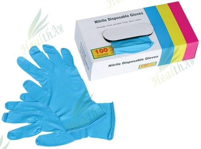 Medical grade Nitrile Examination Gloves for medical use