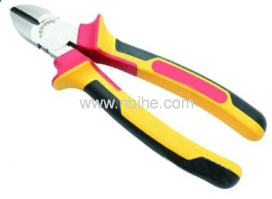 Tri-color soft grip handles Diagonal Cutting Combination Pliers