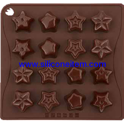 ChocoIate Star-Shapes Silicone Mold