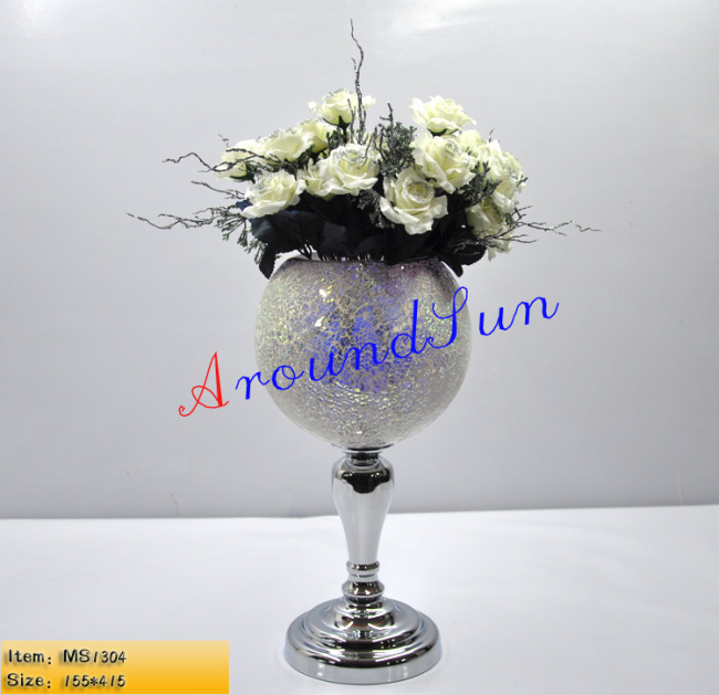 glass craft / vase / home accessories / candle holder