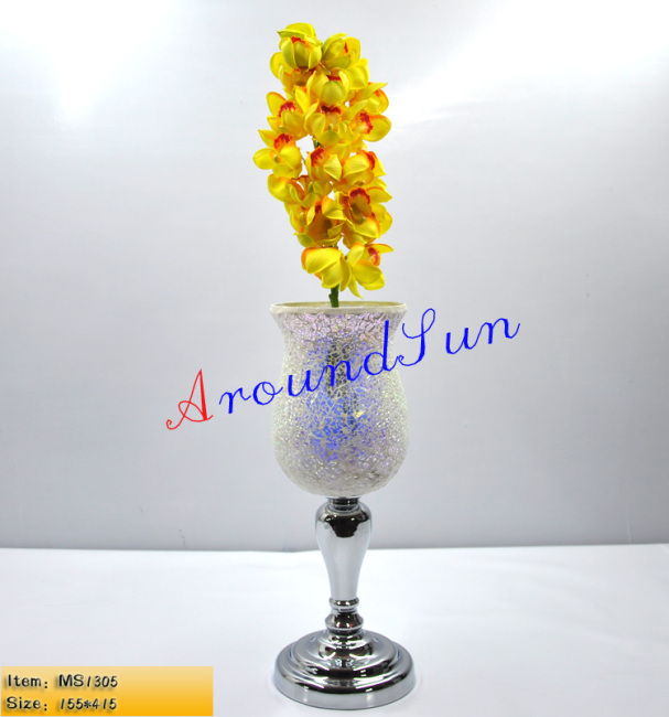 glass craft / vase / home accessories / candle holder