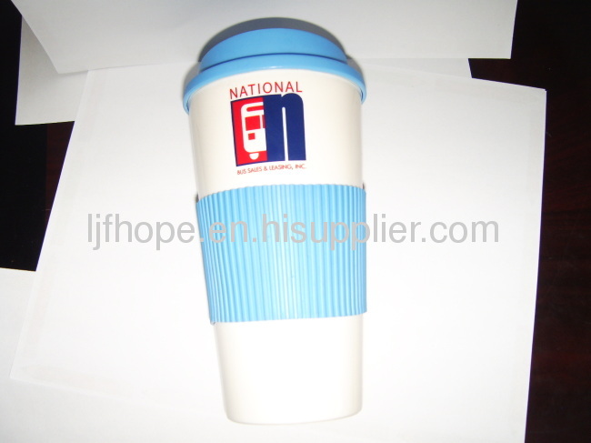 DOUBLE WALL PLASTIC COFFECUP/AUTO CUP