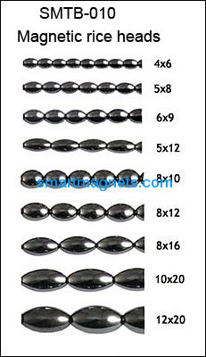 Hematite rice magnetic bead