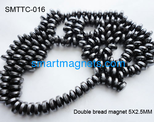 Hematite double bread magnet