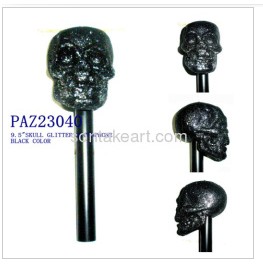 BLACK SKULL GLITTER MICROPHONE