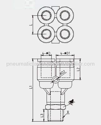 Plastic Connecting Tube Fitting