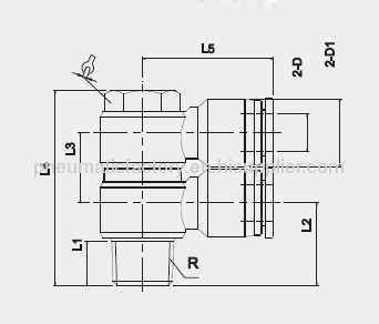 Plastic Connecting Tube Fitting 