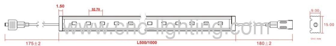 IP68 SMD5630 Linear LED Light Bar