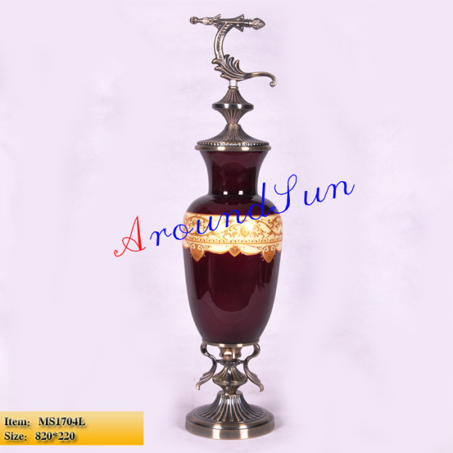 glass craft / home decoration / candlestick / home accessories 