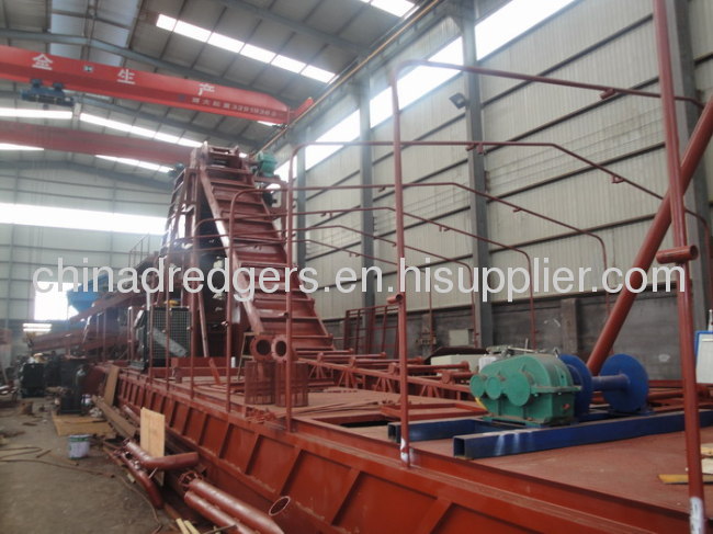 Bucket chain dredger