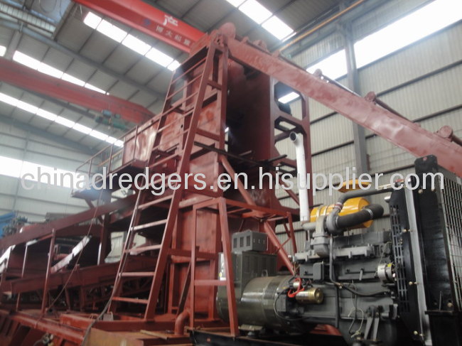 bucket chain sand dredger