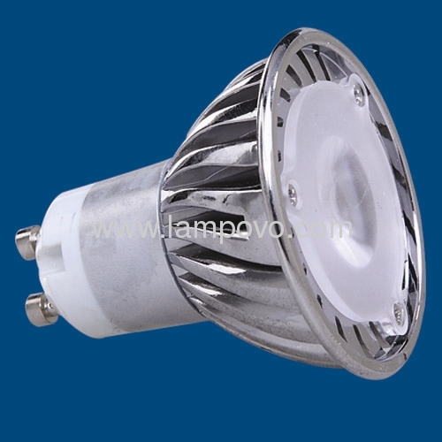 LED HIGH POWER GU10 1*3W 3W 2700-7000K Aluminium Die Casting