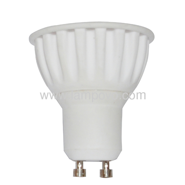 LED HIGH POWER GU10 3*1W 4W 2700-7000K Ceramic Housing and glass cover