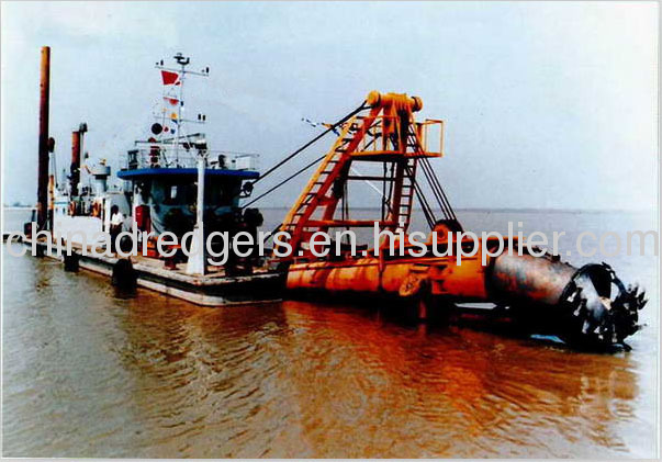 Cutter Suction Sand Dredge in river or sea
