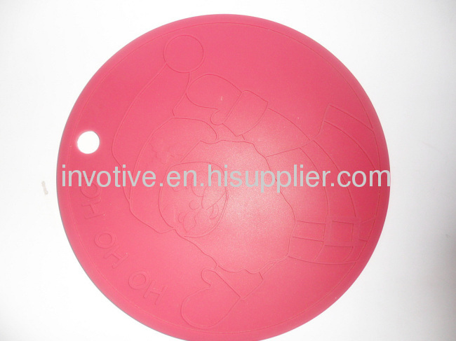 2012 New Christmas Gift Silicone cup mat 