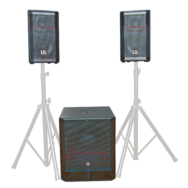 2.1 ACTIVE wooden stage speaker combo system