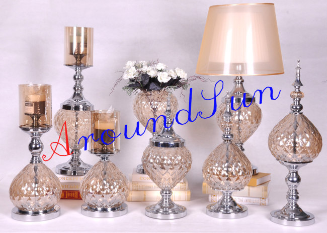 galss craft / home decoration / storage jar / vase / table lamp