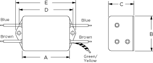 Enhanced Differential Mode Performance K Series RFI Line Filters