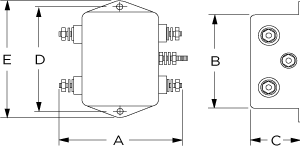 Enhanced Differential Mode Performance K Series RFI Line Filters