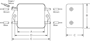 Compact and Cost Effective Dual Stage RFI Filter