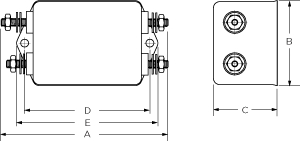 Compact and Cost Effective Dual Stage RFI Filter