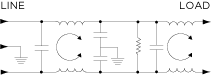 RFI Filter for Switching Power Supply Noise Suppression