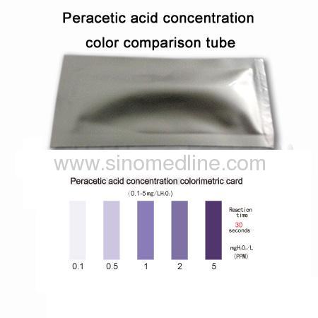 Peracetic Acid Color Comparison Tube