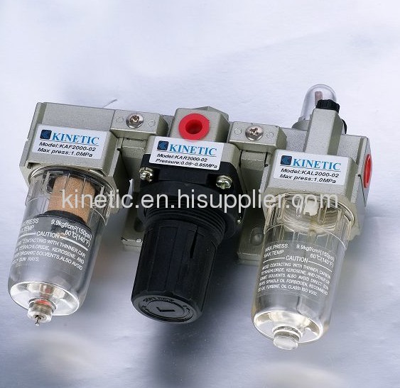 Three-point Combination AC BC Series FRL,Filter + Regulator + Lubricator combination (Airtac) 