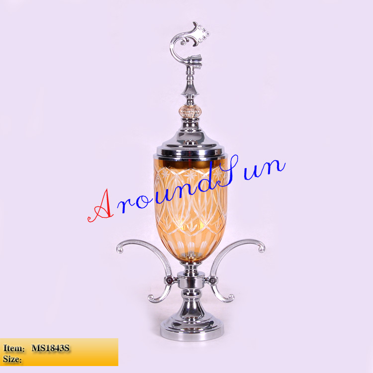 glass craft / vase / candlestick / home decoration / storage jar