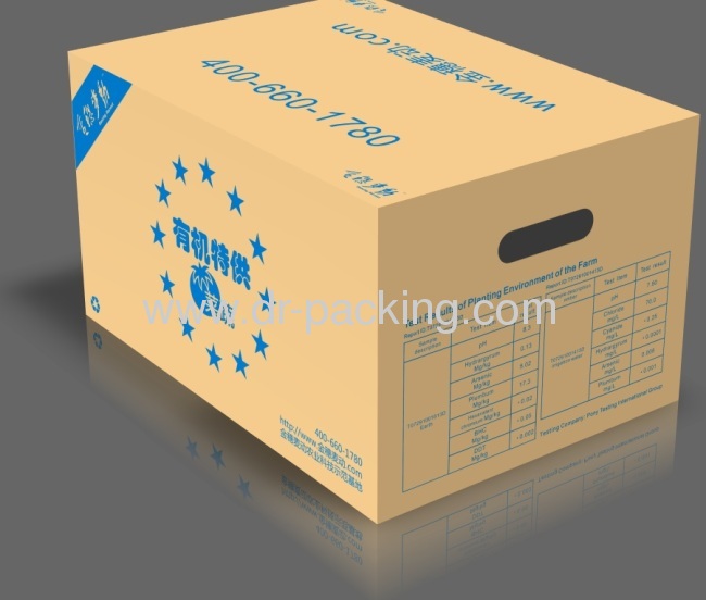Customized Brown Paper Food Packaging Boxes