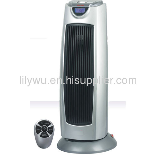 Portable PTC Fan Heater with LCD Display, Timer, Remote Control