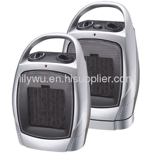 Portable PTC Fan Heater with LCD Display, Timer, Remote Control