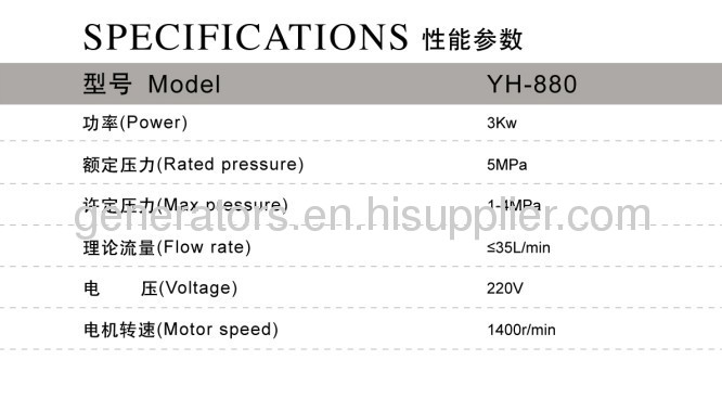 220V high pressure power car washing machine