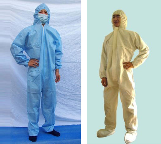 Disposable non woven Protective Coverall with hood