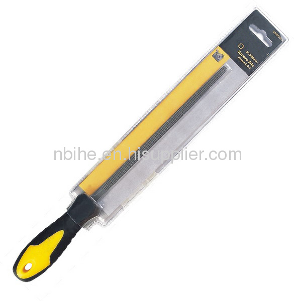 Half double blister Square file with soft handle