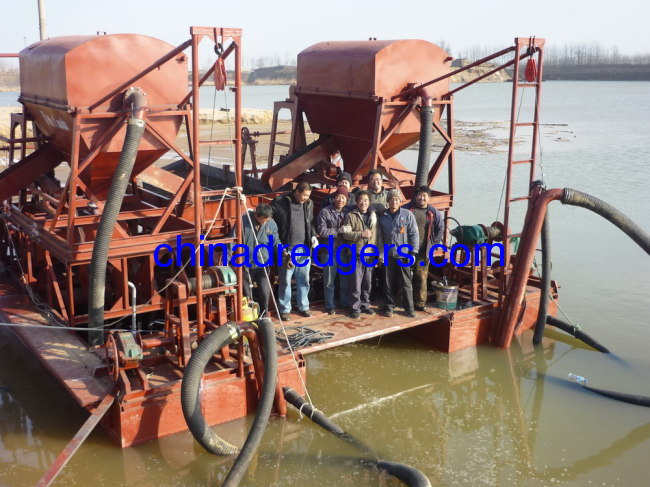 Jet suction dredger