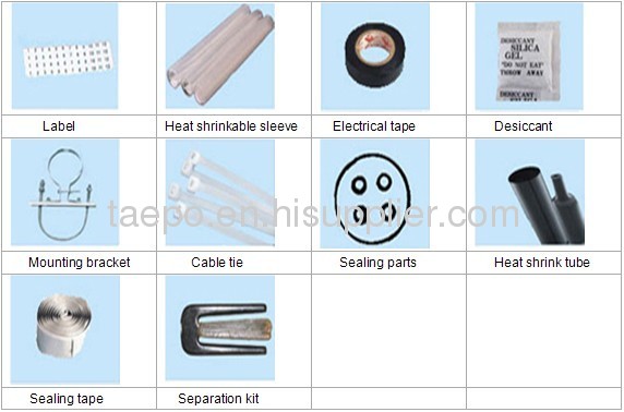 12 fibers to 144 fibers vertical type heat shrink sealing4+1 ports Fiber optic splice closure