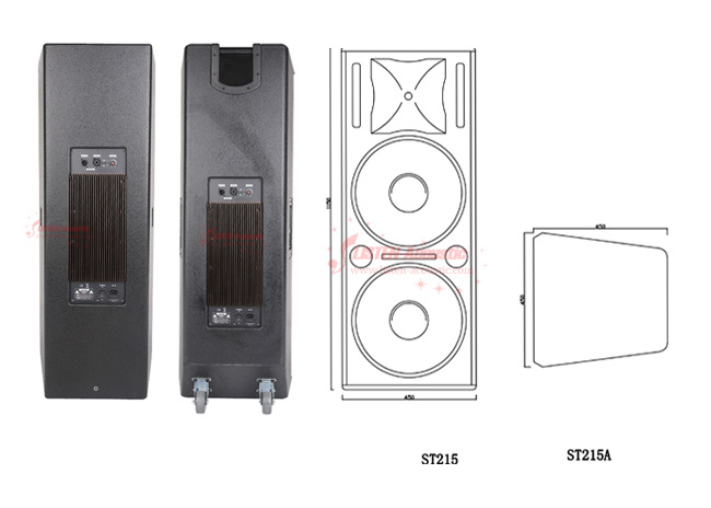 Dual 15Full Range Acoustic Speakers ST215AT