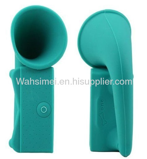 Hot selling silicone speaker for iphone5