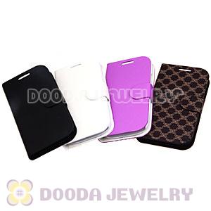 Classic Black FlipStand Hybrid Pouch Leather Cases For Samsung Galaxy S3 i9300