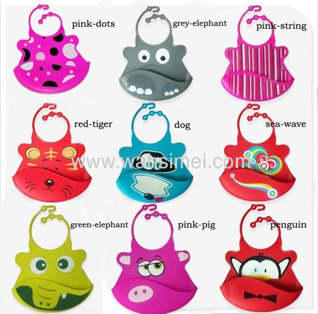 2012 new design silicone bibs for baby,baby bib