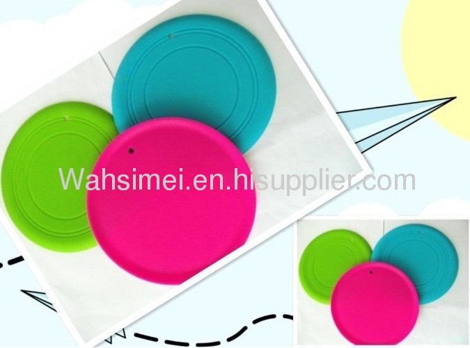 Customized logo printing silicone flying frisbee