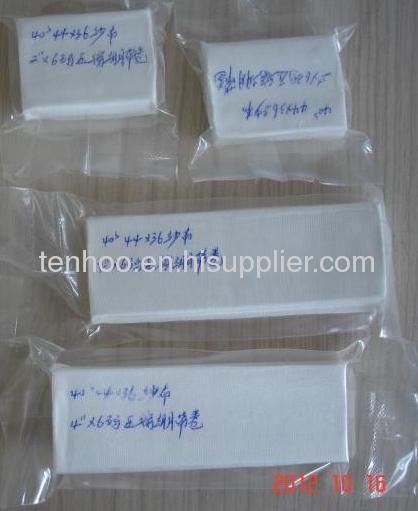 Sterile compressed gauze bandage